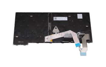 PK132D34B12 Original Lenovo Tastatur DE (deutsch) schwarz mit Backlight und Mouse-Stick