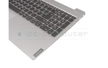 PK132GC2B19 Original Compal Tastatur inkl. Topcase DE (deutsch) dunkelgrau/grau mit Backlight