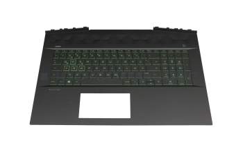 PK132K81D10 Original HP Tastatur inkl. Topcase DE (deutsch) schwarz/schwarz mit Backlight
