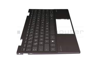 PK132V61C11 Original HP Tastatur inkl. Topcase DE (deutsch) schwarz/schwarz mit Backlight