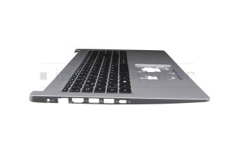 PK132WV1B13 Original Acer Tastatur inkl. Topcase DE (deutsch) schwarz/silber mit Backlight