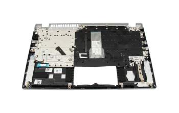 PK1334G1E14 Original Acer Tastatur inkl. Topcase CH (schweiz) silber/silber mit Backlight
