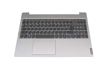 PK37B0 Original Lenovo Tastatur inkl. Topcase DE (deutsch) grau/silber