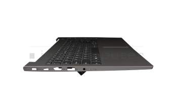 PK37B010D00TIC Original Lenovo Tastatur inkl. Topcase UK (englisch) dunkelgrau/grau mit Backlight