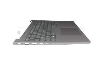 PL5CLXB-FR Original Lenovo Tastatur inkl. Topcase FR (französisch) grau/grau mit Backlight
