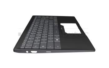 PN036356 Original MSI Tastatur inkl. Topcase IT (italienisch) grau/schwarz mit Backlight