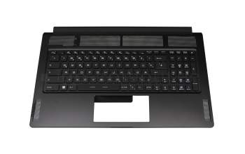PN157965 Original MSI Tastatur inkl. Topcase DE (deutsch) schwarz/schwarz mit Backlight