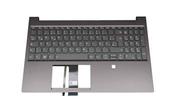 PP5XB-GR Original Lenovo Tastatur inkl. Topcase DE (deutsch) grau/grau mit Backlight