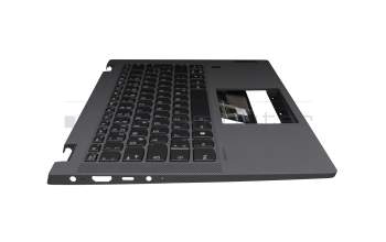 PR4SB-GE Original Lenovo Tastatur inkl. Topcase DE (deutsch) grau/grau mit Backlight