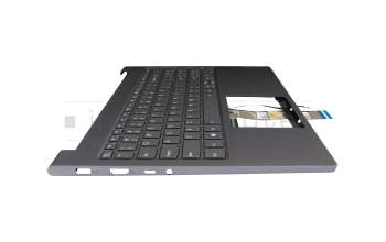 PR5SB-US Original Lenovo Tastatur inkl. Topcase US (englisch) grau/grau mit Backlight