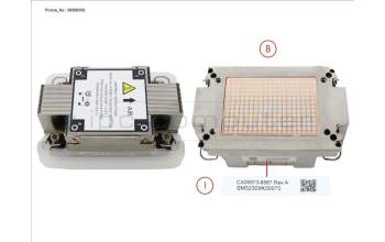 Fujitsu PYBTKCPC87 RX4770M7 CPU HEATSINK