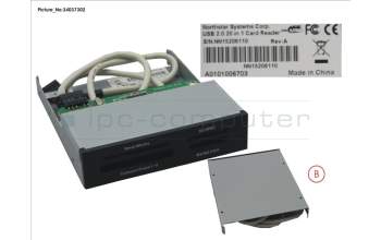 Fujitsu MULTICARD READER 24IN1 USB 2.0 3.5\' für Fujitsu Esprimo P956