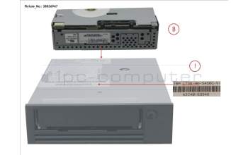 Fujitsu S26361-F3787-R1 TAPE KIT LTO6HH 2.5TB 160MB/S SAS 6GB