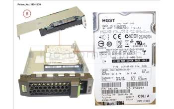Fujitsu S26361-F5532-L545 HD SAS 12G 450GB 15K HOT PL 3.5\' EP