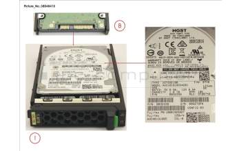 Fujitsu S26361-F5582-L118 HD SAS 12G 1.8TB 10K 512E SED H-PL 2.5\'