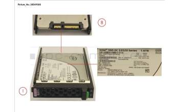Fujitsu S26361-F5632-L160 SSD SATA 6G 1.6TB READ-INT. 2.5\' H-P EP