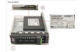 Fujitsu SSD SATA 6G 480GB MIXED-USE 3.5\' H-P EP für Fujitsu Primergy RX2530 M4