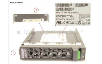 Fujitsu S26361-F5675-L240 SSD SATA 6G 240GB MIXED-USE 2.5\' H-P EP