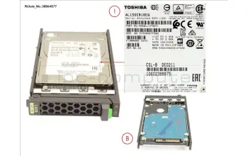 Fujitsu HD SAS 12G 1.8TB 10K SFF HP EP für Fujitsu Primergy CX2560 M4
