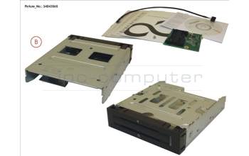 Fujitsu DUAL SMARTCARD READER D321 ( INT.USB) für Fujitsu Esprimo P956