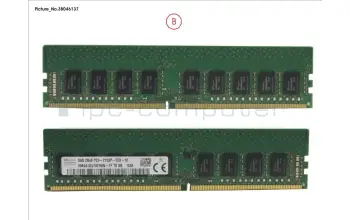 Fujitsu S26461-F3392-E14 MEMORY 8GB DDR4-2133 ECC