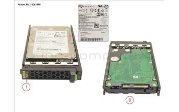 Fujitsu S26461-F5543-L112 HD SAS 12G 1.2TB 10K 512E HOT PL 2.5\' EP