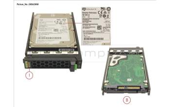 Fujitsu S26461-F5550-L130 HD SAS 12G 300GB 10K 512N HOT PL 2.5\' EP