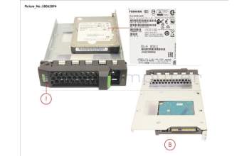 Fujitsu S26461-F5568-L112 HD SAS 12G 1.2TB 10K 512N HOT PL 3.5\' EP