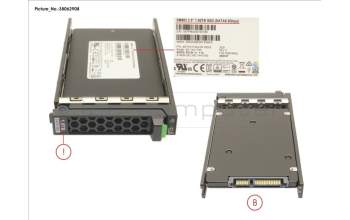 Fujitsu S26461-F5588-L192 SSD SATA 6G 1.92TB MIXED-USE 2.5\' H-P EP