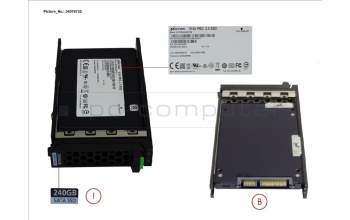 Fujitsu S26461-F5701-L240 SSD SATA 6G 240GB READ-INT. 2.5\' H-P EP