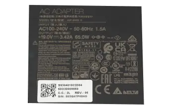 S93-0401922-MSK Original MSI Netzteil 65,0 Watt kleine Bauform