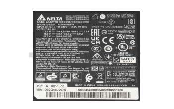 S93-0404690-D04 Original MSI USB-C GaN-Netzteil 140,0 Watt kantige Bauform