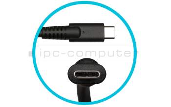 S93-0406610-D04 Original MSI USB-C Netzteil 90 Watt abgerundete Bauform