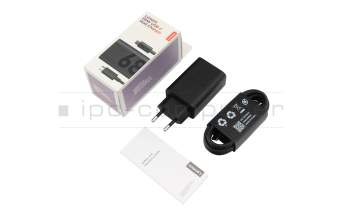 SA18D29848 Original Lenovo USB-C GaN-Netzteil 68,0 Watt EU, UK, US Wallplug