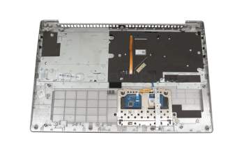 SA469D-22H9 Original Lenovo Tastatur inkl. Topcase DE (deutsch) grau/silber mit Backlight