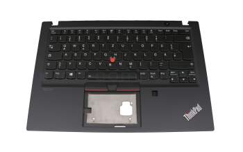SCB0W22339 Original Lenovo Tastatur inkl. Topcase DE (deutsch) schwarz/schwarz mit Backlight und Mouse-Stick