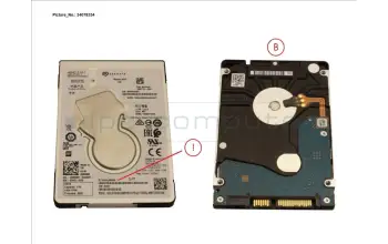 Fujitsu HDD 1TB SATA S3 5.4K 2.5\' für Fujitsu Esprimo Q958