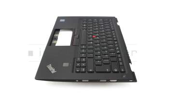 SN20K74758 Original Lenovo Tastatur inkl. Topcase DE (deutsch) schwarz/schwarz mit Backlight und Mouse-Stick