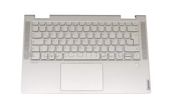 SN20U40169 Original Lenovo Tastatur inkl. Topcase DE (deutsch) silber/silber mit Backlight