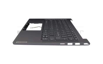 SN20W85061 Original Lenovo Tastatur inkl. Topcase ND (nordic) grau/grau mit Backlight
