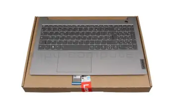SN20Z38526 Original Lenovo Tastatur inkl. Topcase FR (französisch) schwarz/grau mit Backlight