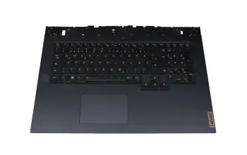 SN21B43708 Original Lenovo Tastatur inkl. Topcase DE (deutsch) schwarz/blau mit Backlight