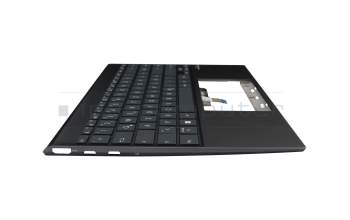 SN5A02B2 Original LiteOn Tastatur inkl. Topcase DE (deutsch) dunkelgrau/grau mit Backlight