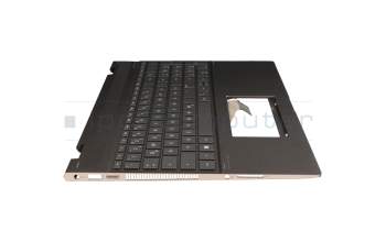 SN6172BL Original HP Tastatur inkl. Topcase DE (deutsch) anthrazit/grau mit Backlight