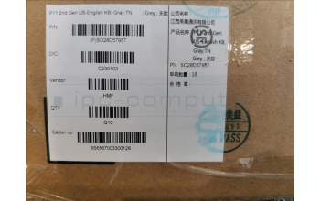 Lenovo SO28D57957 Tulip US-English KB;Gray;TN