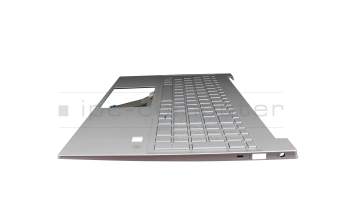 SP5CD045B230 Original HP Tastatur inkl. Topcase DE (deutsch) silber/silber mit Backlight
