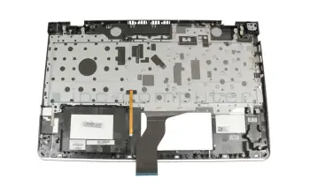 SP5CD8161X0N Original HP Tastatur inkl. Topcase DE (deutsch) silber/silber mit Backlight