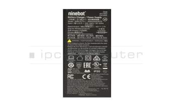 Segway Ninebot E2 Plus Original Netzteil 70,0 Watt abgerundete Bauform