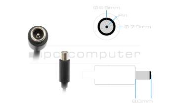 Segway Ninebot KickScooter E25D Original Netzteil 70,0 Watt abgerundete Bauform
