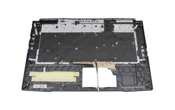 T015MR Tastatur inkl. Topcase DE (deutsch) schwarz/schwarz mit Backlight B-Ware